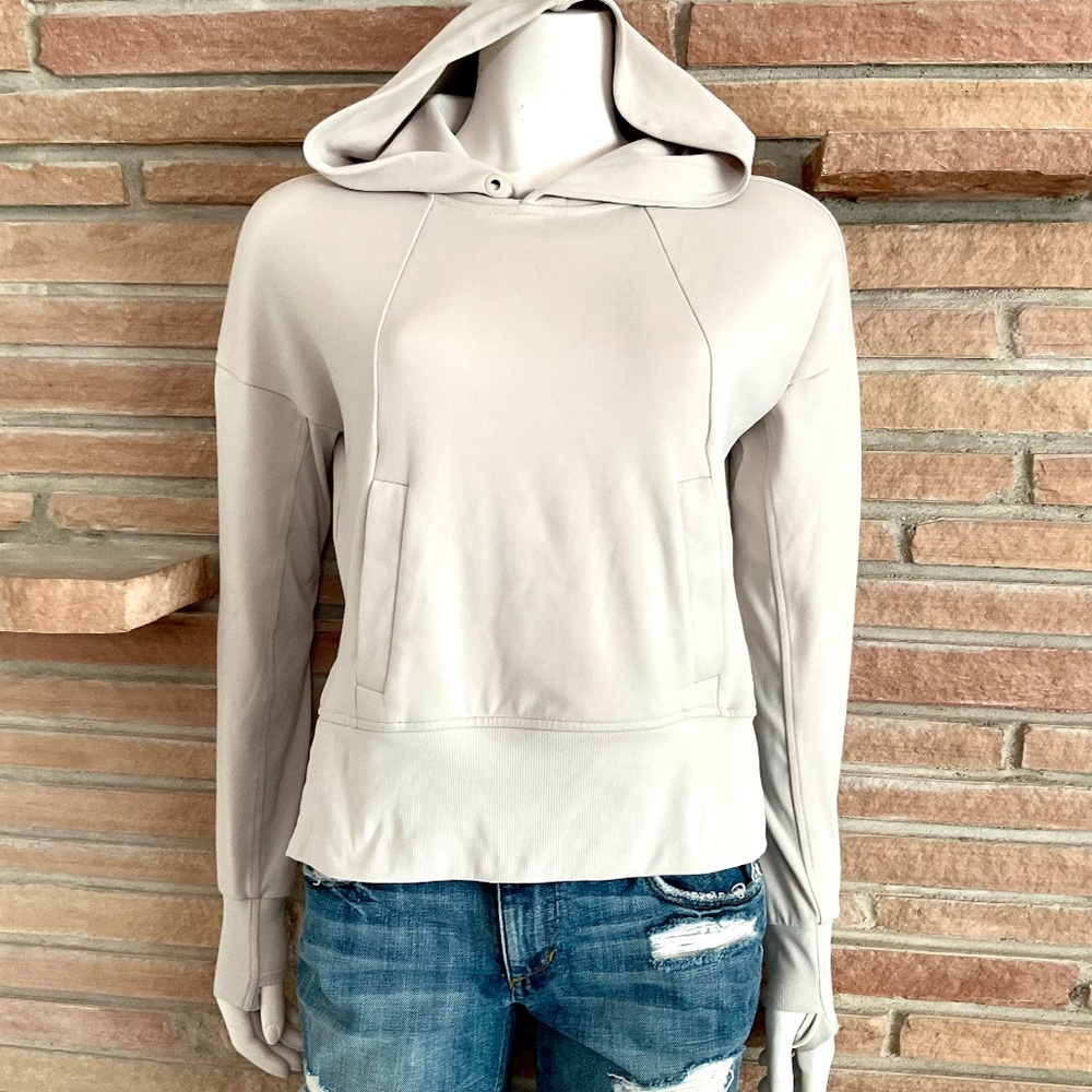 Light Beige Athleta Hoodie